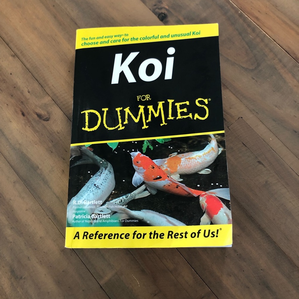 🌷5/$20🌷 Koi for Dummies Book - Koi Fish Handbook